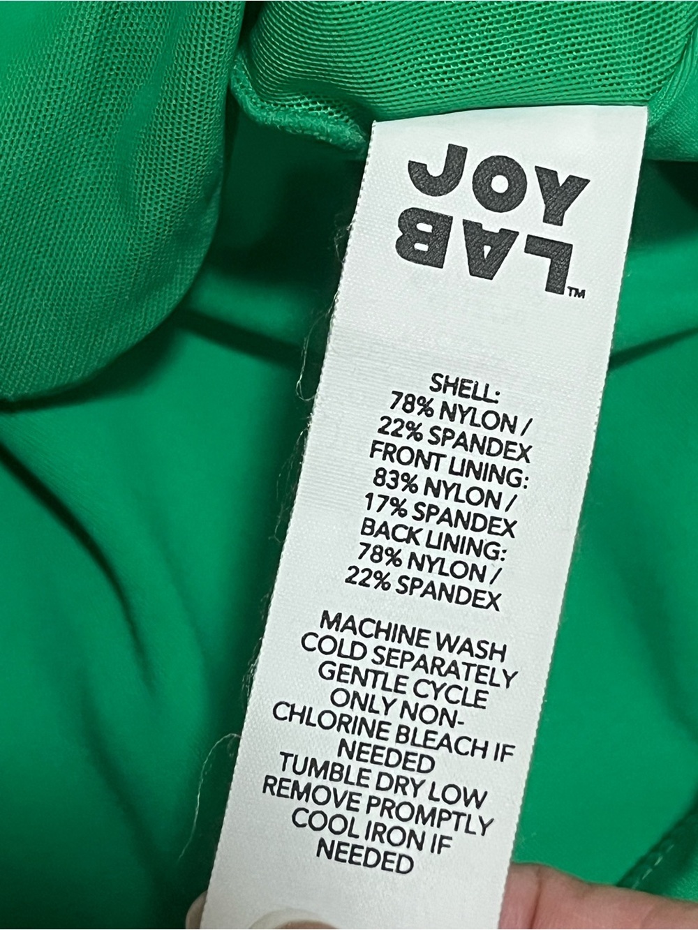 Joy Lab Green Ruched Racerback Sports Bra Medium - Picture 4 of 10